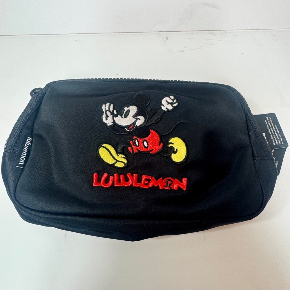 NWT. Disney x Lululemon everywhere Belt Bag Mickey in Motion.